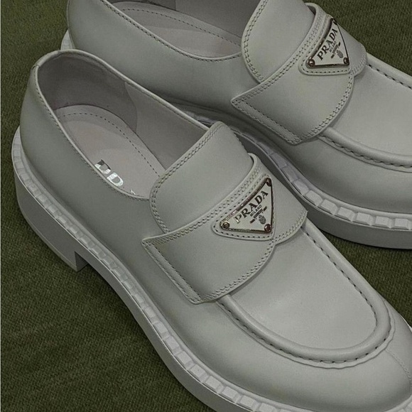 Prada Women's White Loafers - Picture 3 of 6